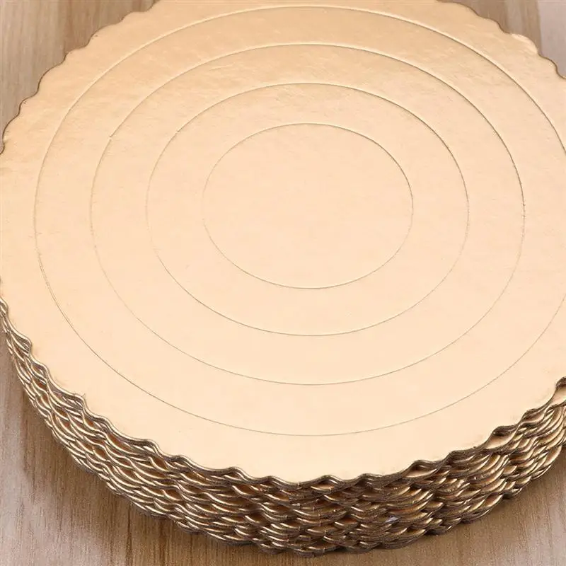 20pcs Creative Cake Board Practical Cake Circle Base Round Shape Dessert Board Party Supplies for Birthday Wedding Christmas