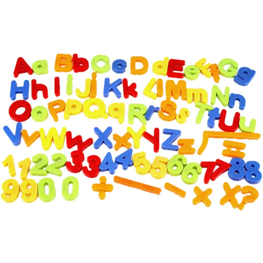 

Kids Learning Education Toys Letter Number Magnetic Stickers For Refrigerator Blackboard Language Alphabet Calculation Study