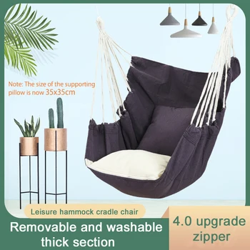 

Nordic Deluxe Hammock Outdoor Indoor Garden Dormitory Bedroom Hanging Chair For Child Adult Swinging Single double rocking chair