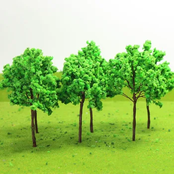 G9048 HO Scale Model Trees Model Train Layout Iron Wire 1:87 Model Trees 9cm 10pcs/20pcs/40pcs/80pcs