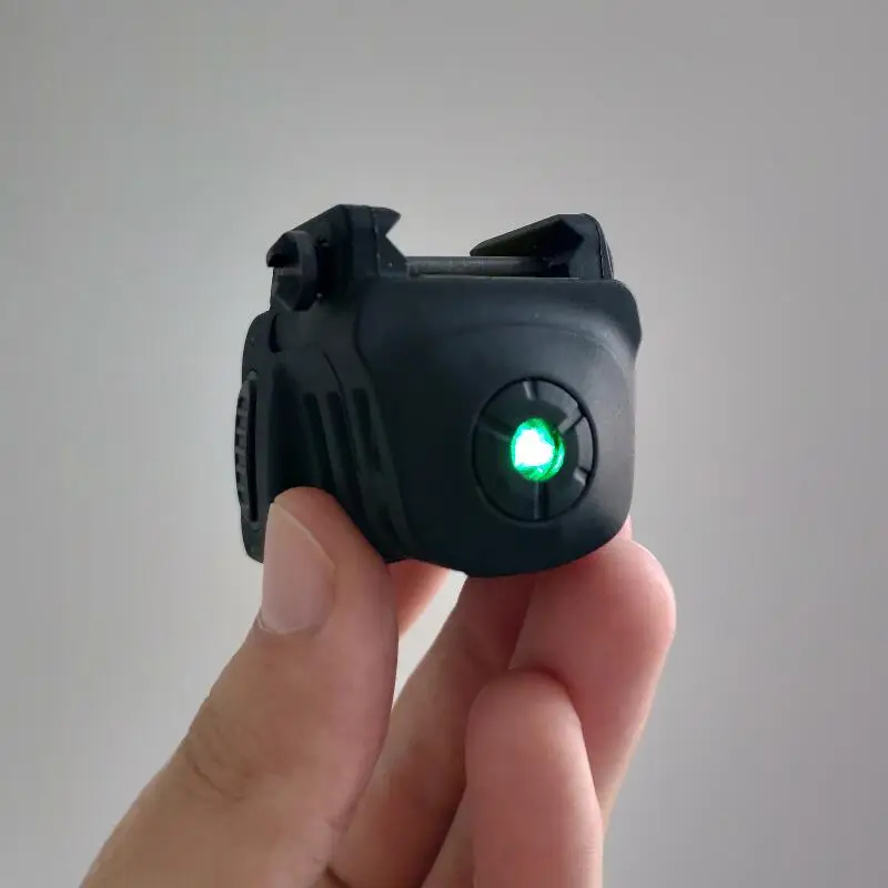 Laserspeed Built-in Rechargeable Red / Green Laser Pointer Sight for Compact Self Defense Gun Pistol Shooting mira laser pistola