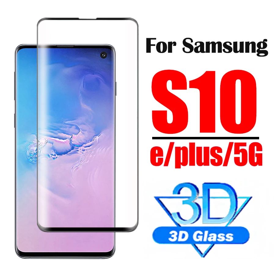 3D Защитное стекло для samsung galaxy s10 5G s10e plus закаленное защитное экрана s 10 e 10e s10plus