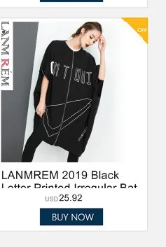 LANMREM Новая модная женская одежда с отложным воротником с расклешенными рукавами и оборками в горошек платья с принтом WG66105M