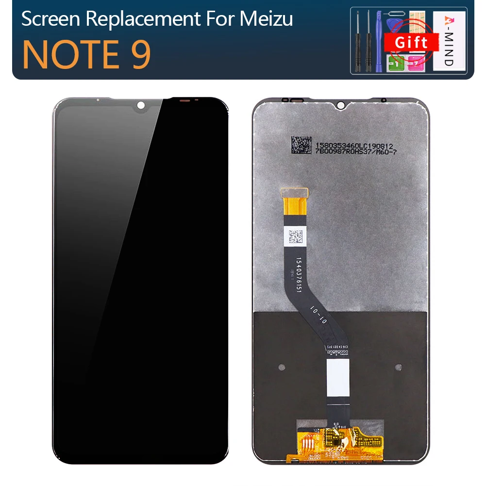 

6.2" Original Display For MEIZU NOTE 9 LCD Touch Screen Digitizer with Frame For Meizu M9 note 9 LCD Screen Replacement