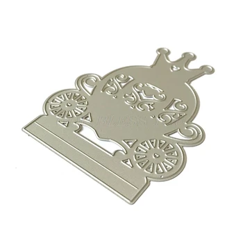 

Crown Box Metal Cutting Dies Stencil Scrapbooking DIY Album Stamp Paper Card Embossing Decor Craft Drop Shipping