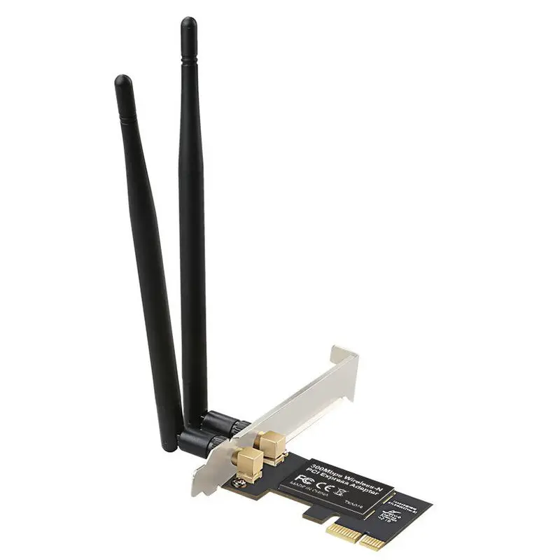 

Desktop PCIe WIFI wireless 300Mbps lan network card pci express wi fi adapter Realtek 8192EE chip