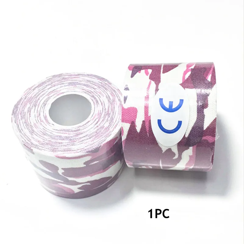 pink MC 5 м* 2,5 см аптечка повязка кинезиологическая лента Атлетическая поддержка мышц Спортивная терапевтическая лента эластичный спортивный бандаж мышцы - Цвет: pink MC