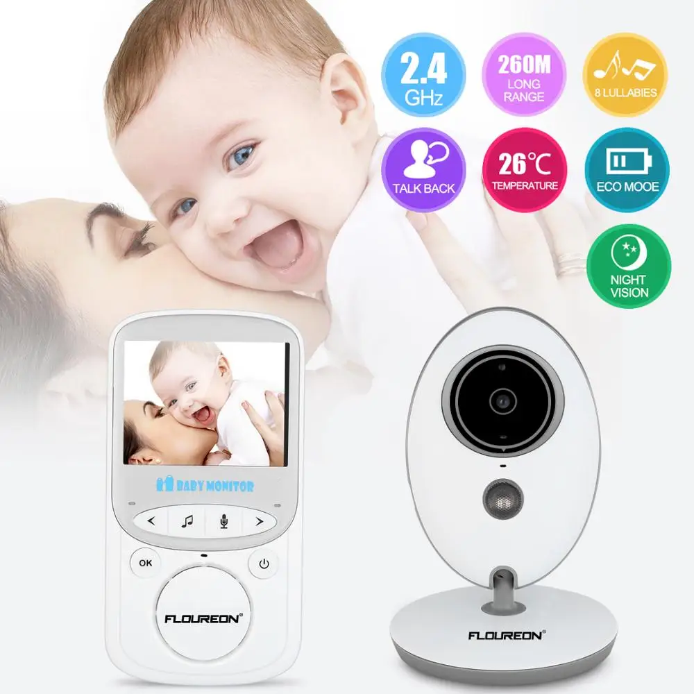 IMPORX 2 4 дюймов VB605 Беспроводная музыкальная видео видеоняня камера домофон