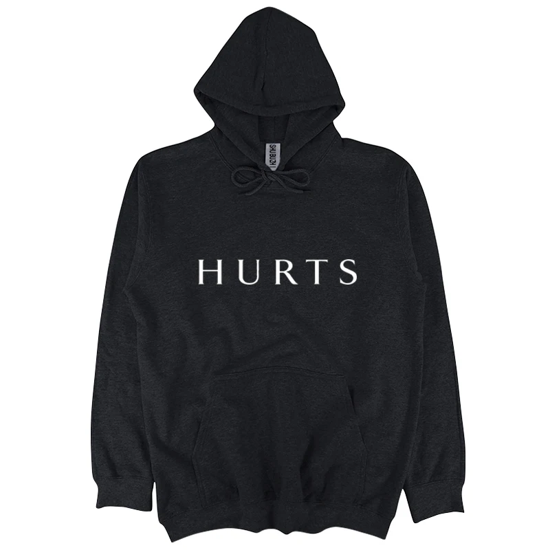 HURTS BAND Логотип Толстовка Официальный счастье изгнание сдаться SYNTHPOP мужские брендовые толстовки sbz6389 - Цвет: black