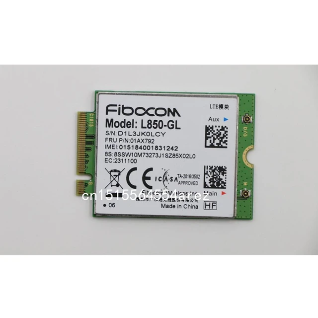 Fibocom　ワイヤレスネットワークカード　L850-GL