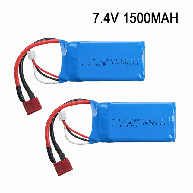 Lipo 7.4V 1500 mAh pour RC véhicules - Batterie pour WLtoys