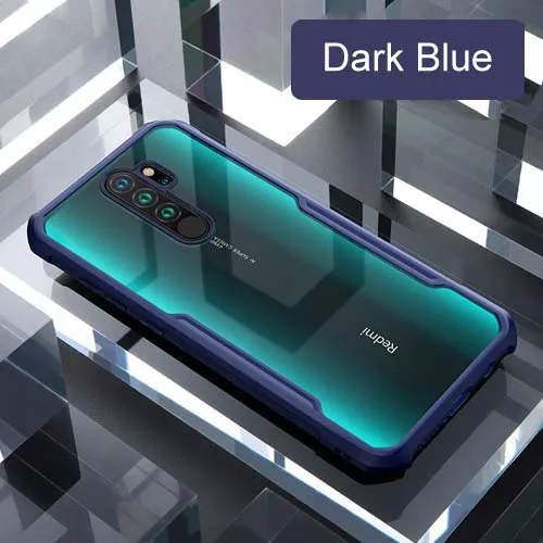 Для Xiaomi Redmi Note 8 Pro чехол XUNDD подушки безопасности противоударный Прозрачный чехол для Redmi Note 8 Pro чехол Note 8 Funda - Цвет: dark blue phone case
