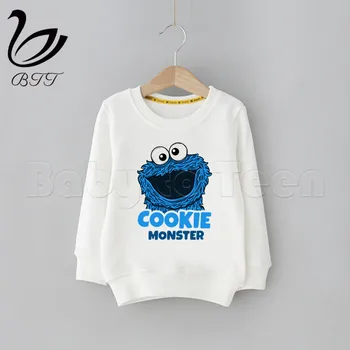 

Sesame Street Cookie Monsters Cartoon Children Hoodie Cute Print Sweatshirts Kid Clothes Baby Cartoon Hoodies Sweatshirts