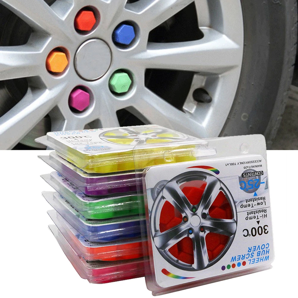 20* Car Hub Screw Cover Wheel Nut Caps Bolt Rims Bolts Protection Cover K2G6 20* Car Hub Screw Cover Wheel Nut Caps Bolt Rims Bolts Protection Cover K2G6