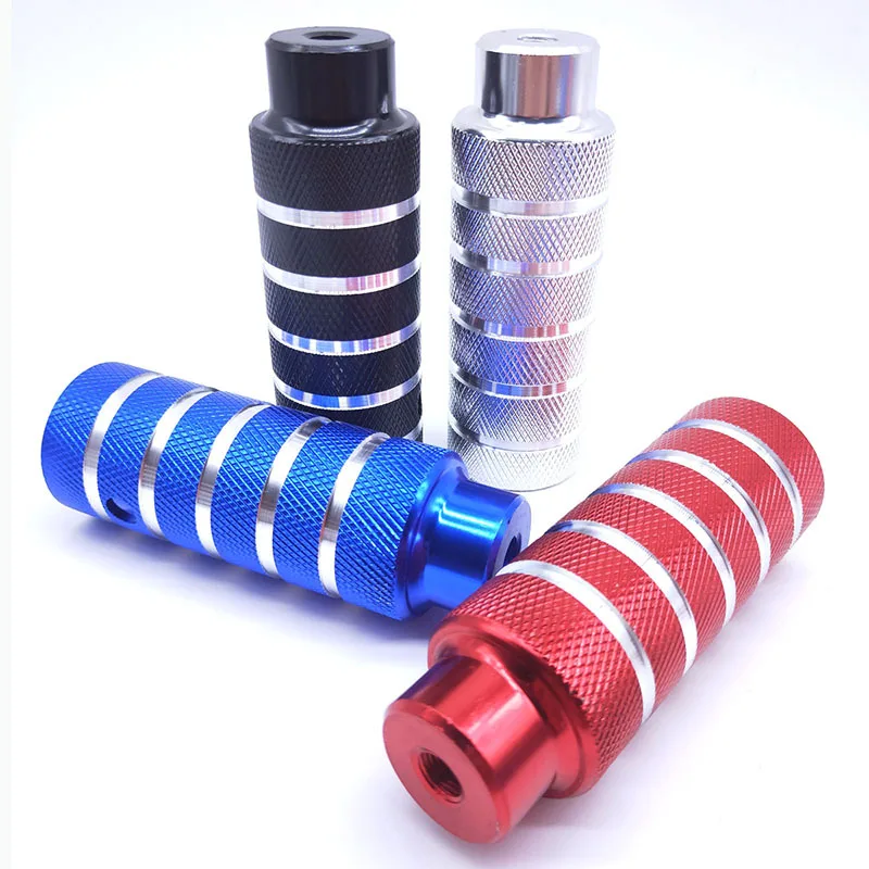 

1 Pair of Bicycle Rear Footrest Pedal Aluminum Alloy Rear Pedal Dead Fly Rear Axle Bazooka Mountain Bike 38*110 Pedal