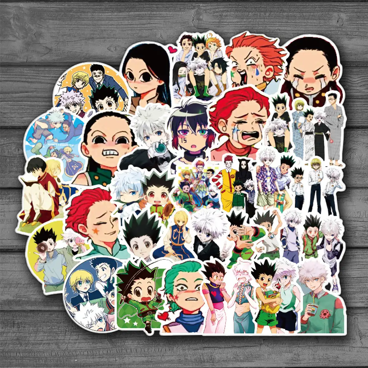 50ピース パックハンター ハンターアニメステッカー自転車ギタースケートボードステッカー子供diy落書き防水stikersおもちゃ ステッカー Aliexpress