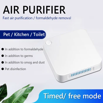 

USB Rechargeable Air Purifier Mini Ozone Generator Portable Deodorizer Sterilizer Remove Formaldehyde Benzene for Home Car