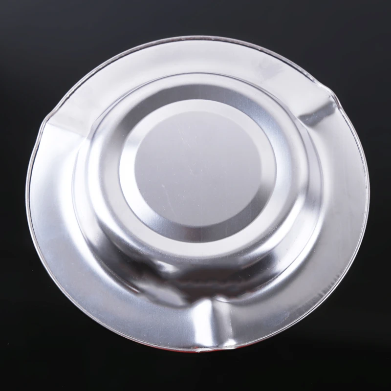 Fashion New Portable Home Metal Ashtray Round Ashtray Square Large Capacity Cigarette Ash Tray Push Down Smoking
