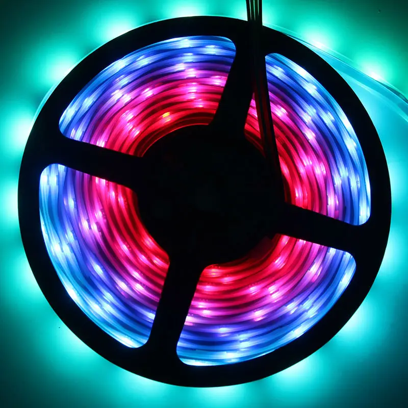 Полноцветная светодиодная лента APA102 1 м/5 м 30/36/60/96/144 led s/m Pixel 5050 IP30/IP67 RGB