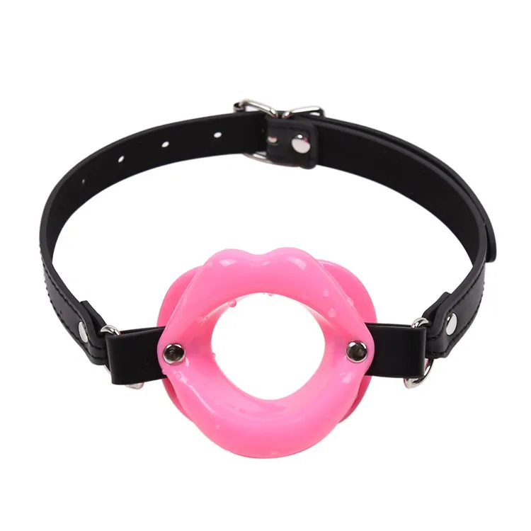 Mouth Gag Open Ball O-shaped Soft Silicone Mouth Plug Oral Slave Fetish Bondage Restraints Slave Sex Toys_voghion.com
