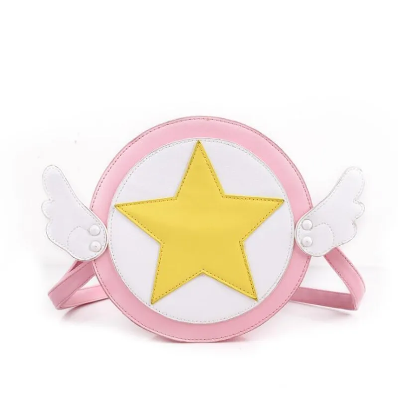 Сумка на плечо Cardcaptor Sakura костюмы для косплея розовый цвет искусственная кожа