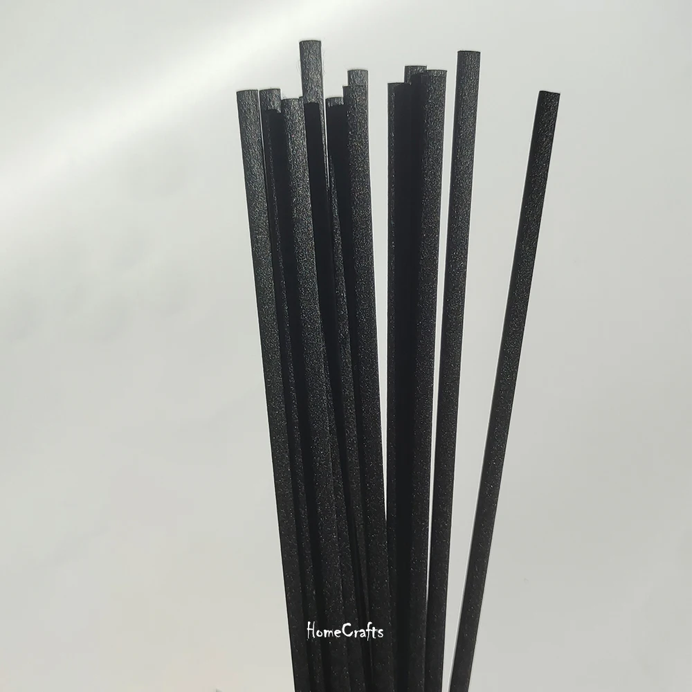 Description Picture 2 of item5mmx25cm Aroma Diffuser Replacement Black Fiber Reed Sticks Air Freshener Aromatherapy Diffuser Rattan Sticks Refill Sticks