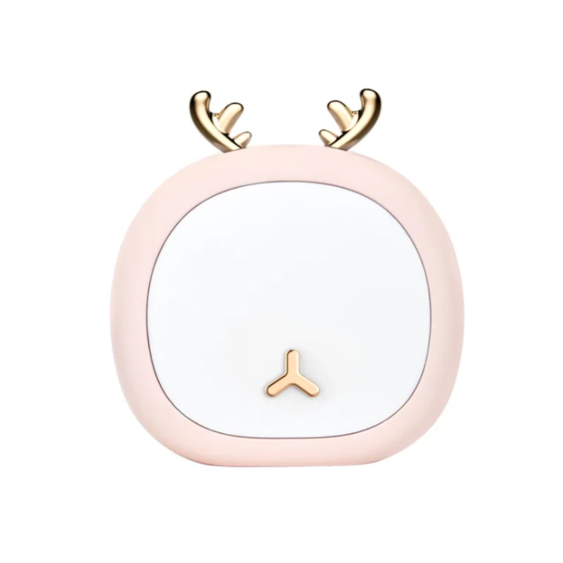 deer pink Олень Кролик светодиодный Ночной светильник с сенсорным выключателем Lampara Многофункциональный Спальный прикроватный светильник зарядка через usb настольная лампа подарки на Рождество - Испускаемый цвет: deer pink