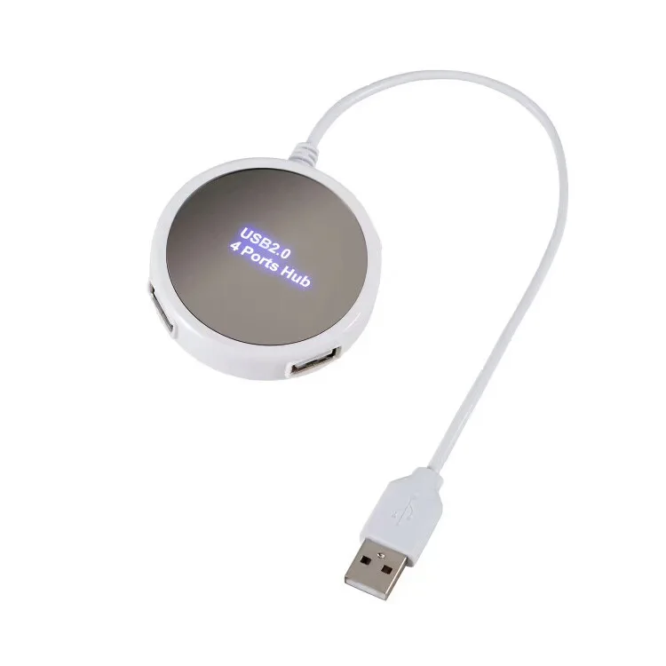 Новое высокое качество 4 Порты и разъёмы usb-хаб 2,0 с Мощность Порты и разъёмы для быстрой зарядки и передачи данных для ноутбука, настольного компьютера