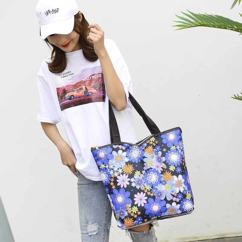 

Nylon Shoulder Handbag Diaper Bag Foldable Printed Casual WOMEN'S Bag