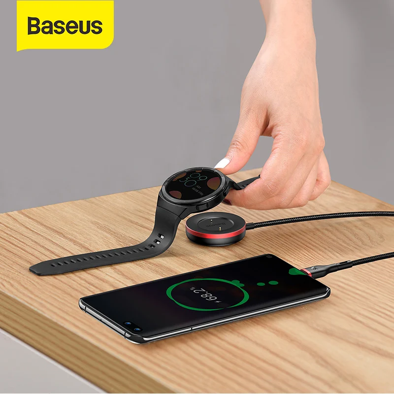 USB кабель Baseus 2 в 1 Type C для Huawei Samsung Watch зарядная док станция Honor Data провод код|Кабели