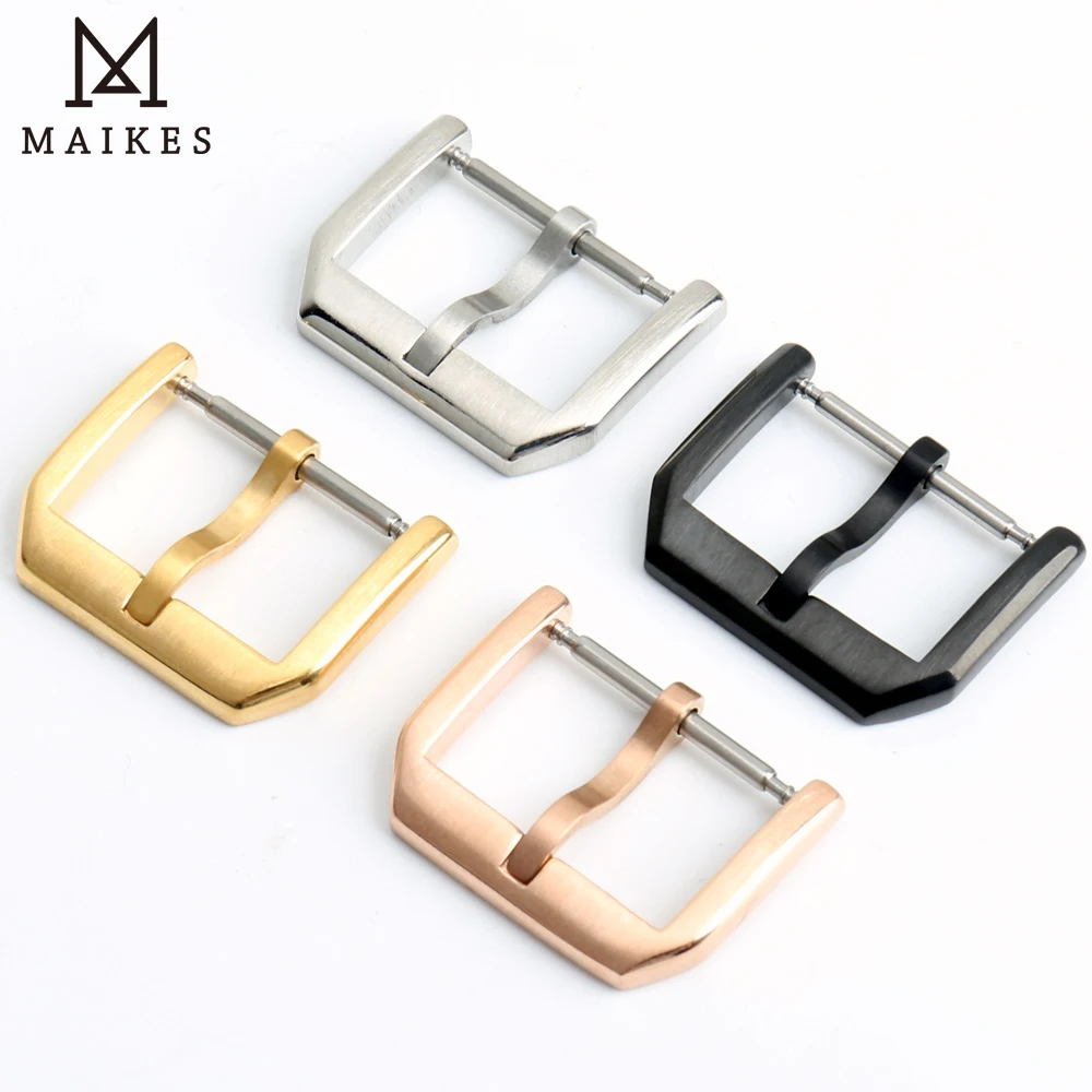 Watch Accessories Metal Buckle Clasp Stainless Steel Roes Gold / Black / Silver / Gold 16mm 18mm 20mm 22mm Watch Buckle