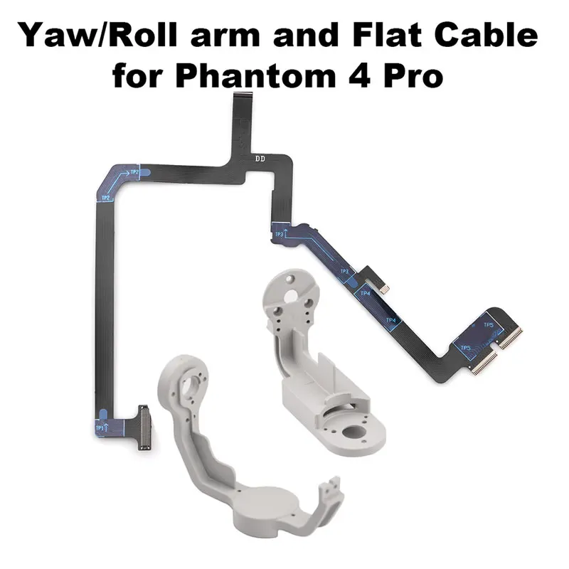 Gimbal Yaw Arm Roll Bracket Robbin Flat Cable Flex for DJI Phantom 4 Pro Drone Camera Repairing Parts Accessory