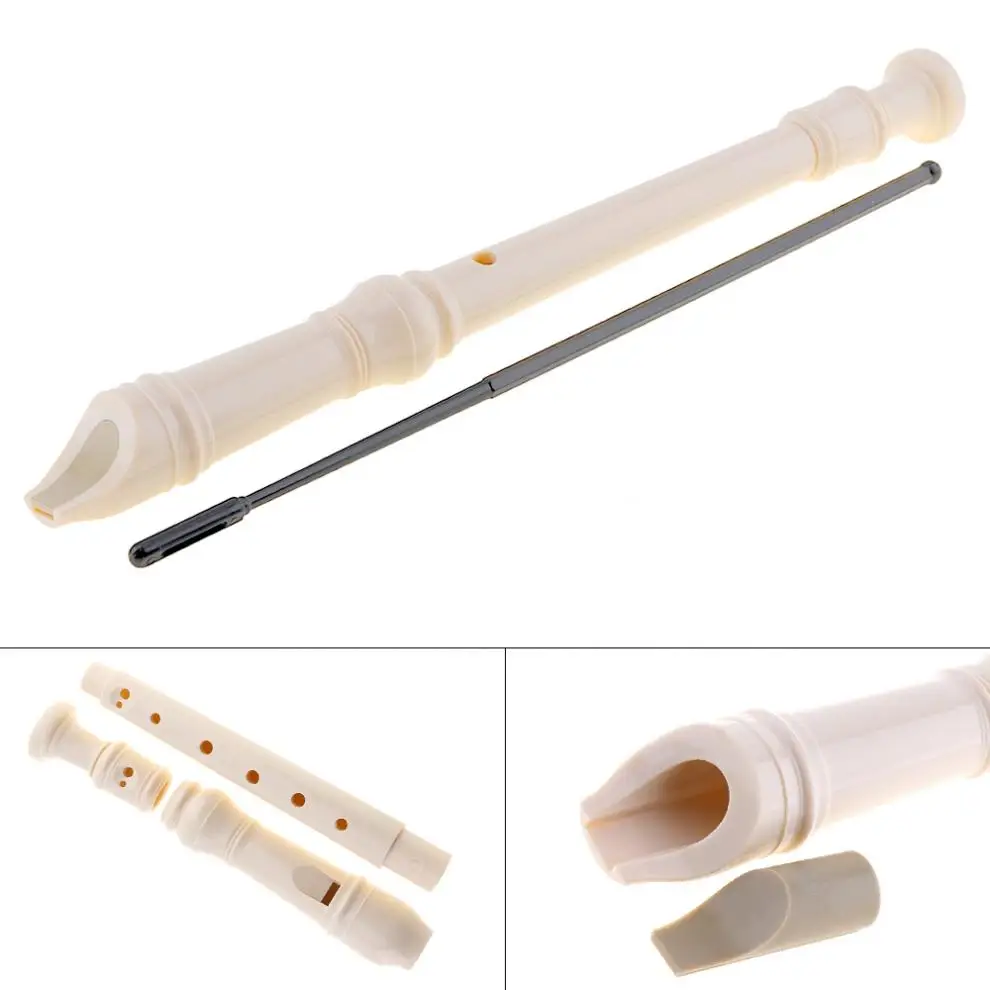 

Flute 8 Holes Plastics Instrument Musical Soprano Recorder Flute Long Children Toy Musical Instrument Educational Tool