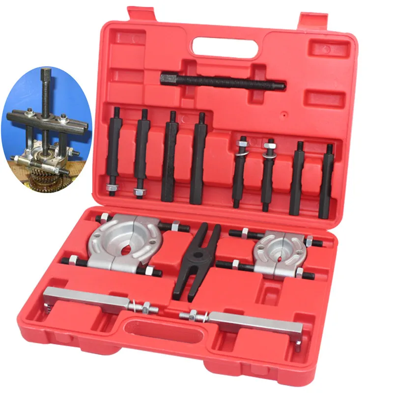 Online MR CARTOOL 14 Pcs Doppel Disc Puller Demontage Werkzeug Set Getriebe Lenkrad Demontage Lager Puller Demontage Gruppe