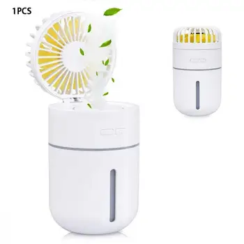 

Creative Two-In-One T9 Humidification Spray Fan Usb Small Fan Mini Small Portable Charging Electric Fan