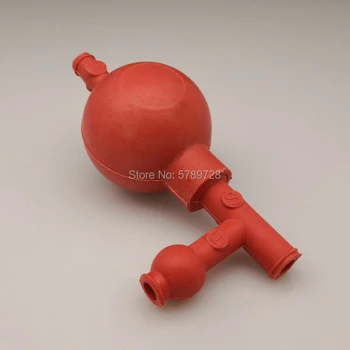 

1pc Lab Rubber Suction Bulb Safe Pressure Quantitative Pipette Filler with 3 Valves Use with pipette