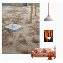 Ультра мягкие современные коврики лохматый ковер для детской комнаты домашняя комната плюшевый коврик Декор Площадь Ковер столовая домашняя спальня коврик, напольный ковер