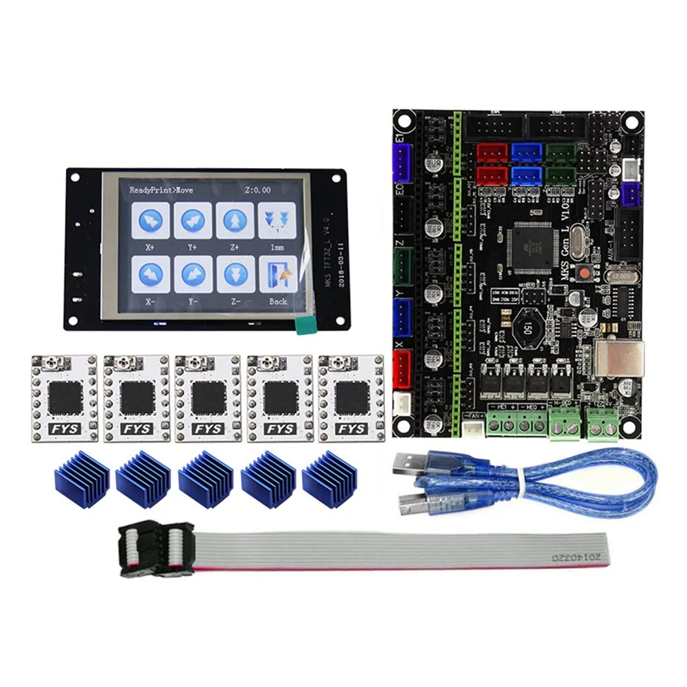 

For MKS GEN L Compatible with TFT32 LCD Display Support S109 Motor Driver 3D Print Kits AS99