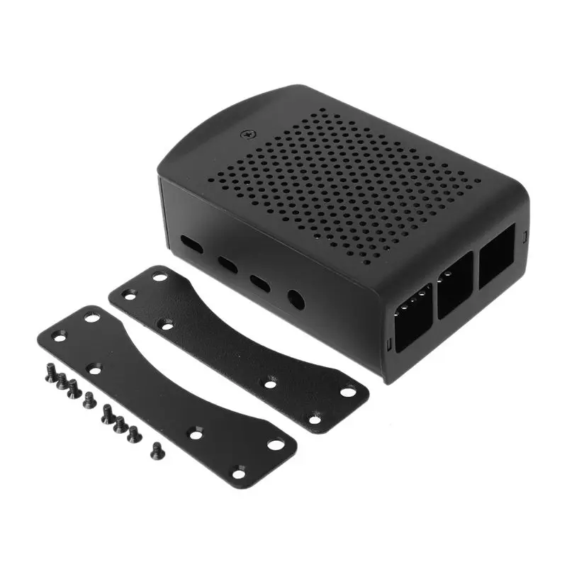 1 комплект корпус из алюминиевого сплава металлический корпус Корпус для Raspberry Pi 4 Модель B E65A