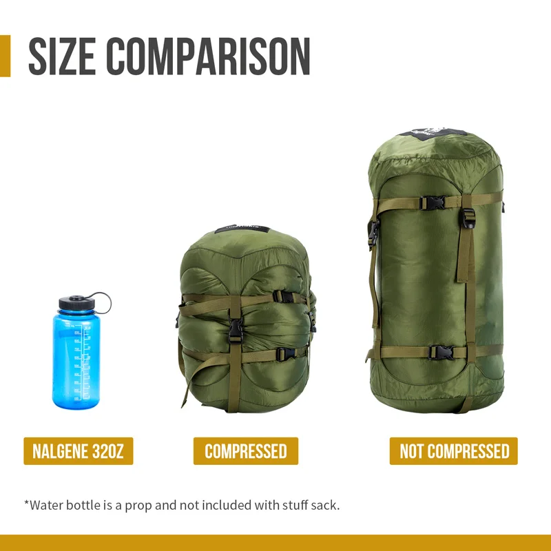OneTigris 25L Storage & Compression Stuff Bag Sleeping Bag Stuff Sack storage bag compression bag