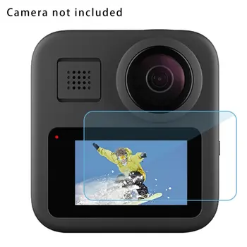 

2 PCS for GoPro Max LCD Display Screen Protector Tempered Glass Film Anti-fingerprint Protective Film