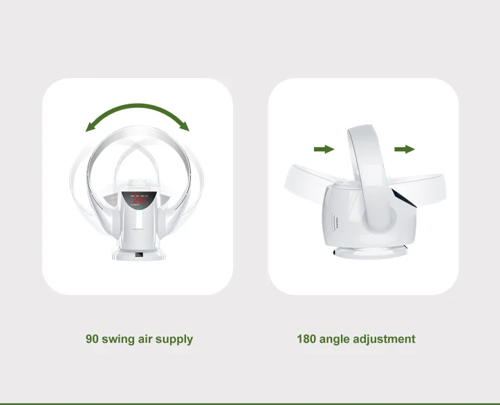 Description Picture 5 of itemLeafless fans home table remote control floor fan portable air cooler wall mounted circulation bladeless air purifier ventilador