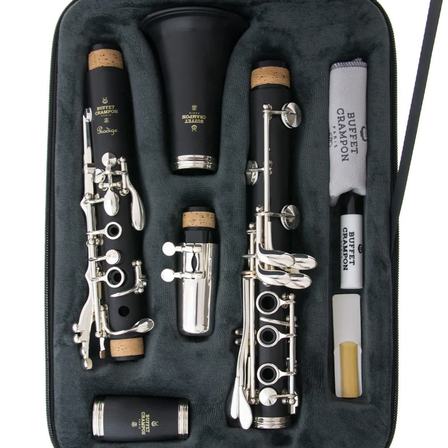 Music Fancier Club Bakelite Bb Clarinets Prodige Student Clarinets Silver Plated Keys 17 Keys Case Mouthpiece