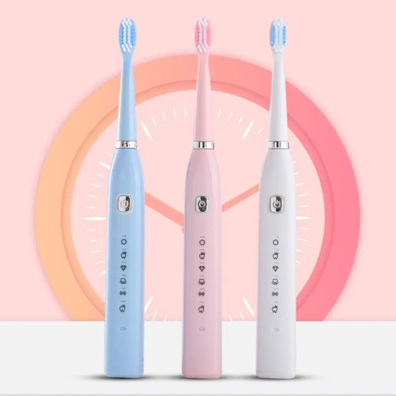 

Powerful Ultrasonic Sonic Electric Toothbrush USB Rechargeable Tooth Brush Adult Electronic Washable Whitening Teeth Brush