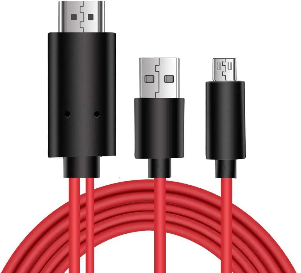 11 Pin Micro USB к HDMI адаптеру кабель 1080P HDTV для Samsung S5 S4 S3 Note 3 2 Tab 8 0 10 1 Pro | Электроника