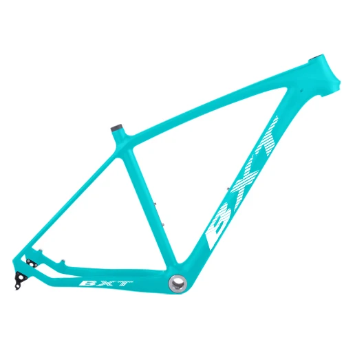 BXT T800 карбоновая MTB рама 29er MTB карбоновая рама карбоновая для горного велосипеда 142*12 мм детали велосипеда 3 к матовая/глянцевая жесткая рама - Цвет: full green