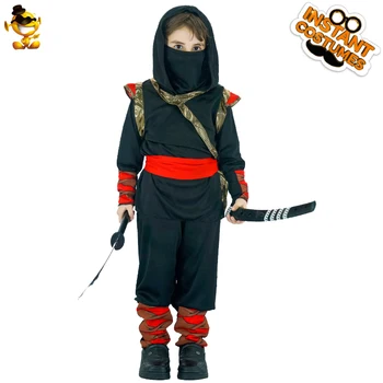

Kids Ninja Costumes Boys&Girls Halloween Party Children Ninja Style High Quality For Halloween Party Cosplay