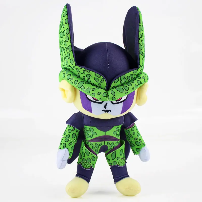 Dragon Ball Z плюшевые игрушки Vegeta Cell Frieza мягкие набивные из аниме DBZ куклы рождественский подарок для детей - Цвет: 25cm Cell