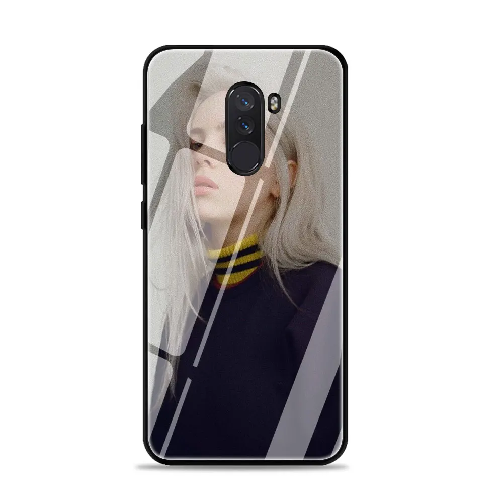 Billie Eilish чехол из закаленного стекла для Xiaomi 8 Lite A1 A2 9 Redmi Note 5 6 7 Pro 6A 4X F1