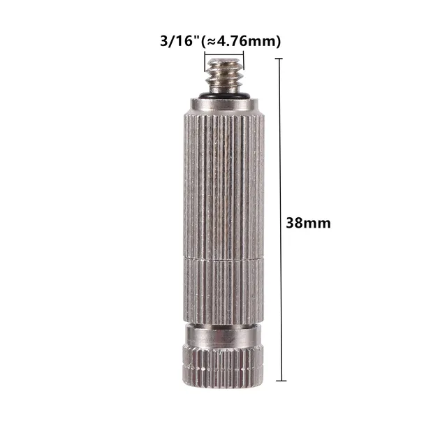 Nagynyomású Atomizáló Fúvóka 3/16 "Rozsdamentes Acél Kültéri Porlasztó 0,15 ~ 0,5 Mm Öntözéshez, Hűtéshez, Párásításhoz - Image 2